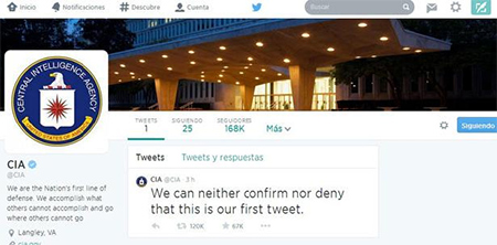 La CIA llega a las redes sociales